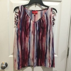 Jennifer Lopez open Shoulder Top - Size Small